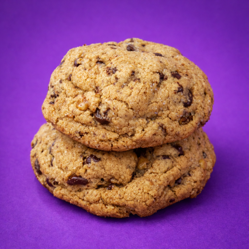 Galleta Melcochuda Mini - Chispas de Chocolate con Nuez